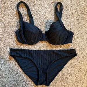 Vetchy Laguna Bikini black XL top / Large full cover bottom